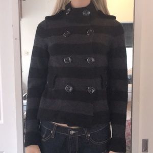 Awesome Ban/Rep Blk/Gry X-Fine Merino Wool Jacket